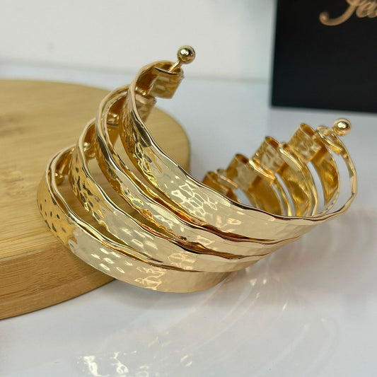 Bangles Layered Adjustable Bracelet