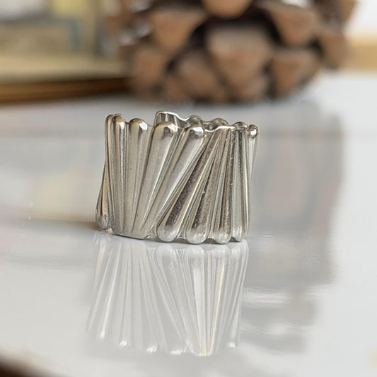 Lustrous Silver Ring