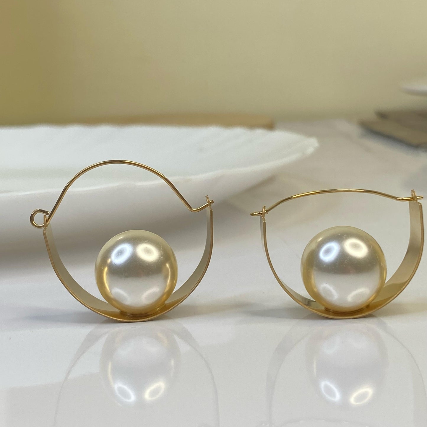 Pearl Bag Earrings