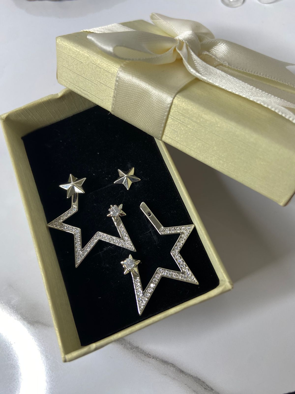 Detachable Star Stud Earrings