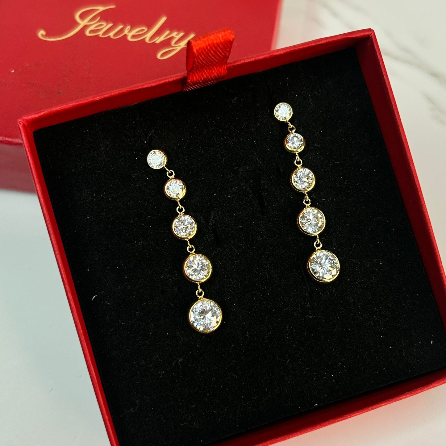 Shiny 18K Luxe Earrings