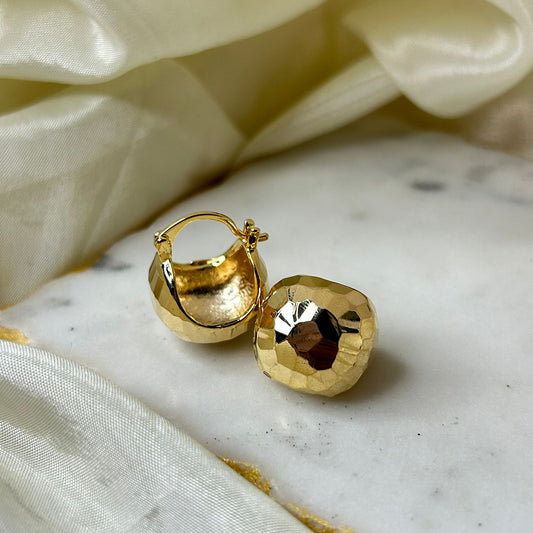 Gold Hoops Earrings