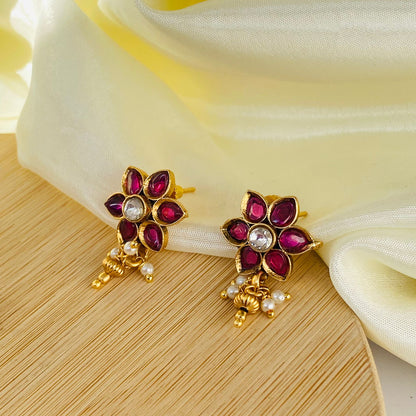 Aranya Ruby Invisible Chain Set