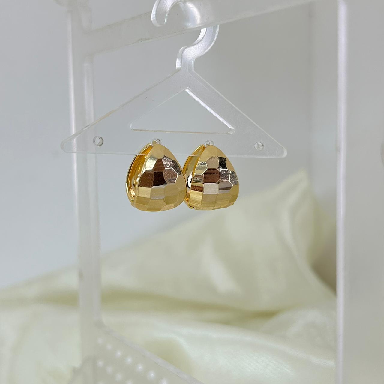 Golden Shield Earrings