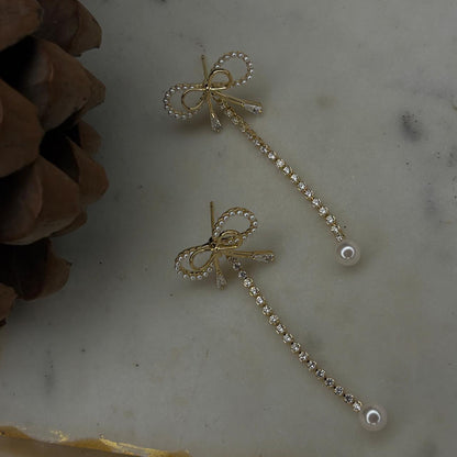 Bowtie Luxe Minimal Earrings
