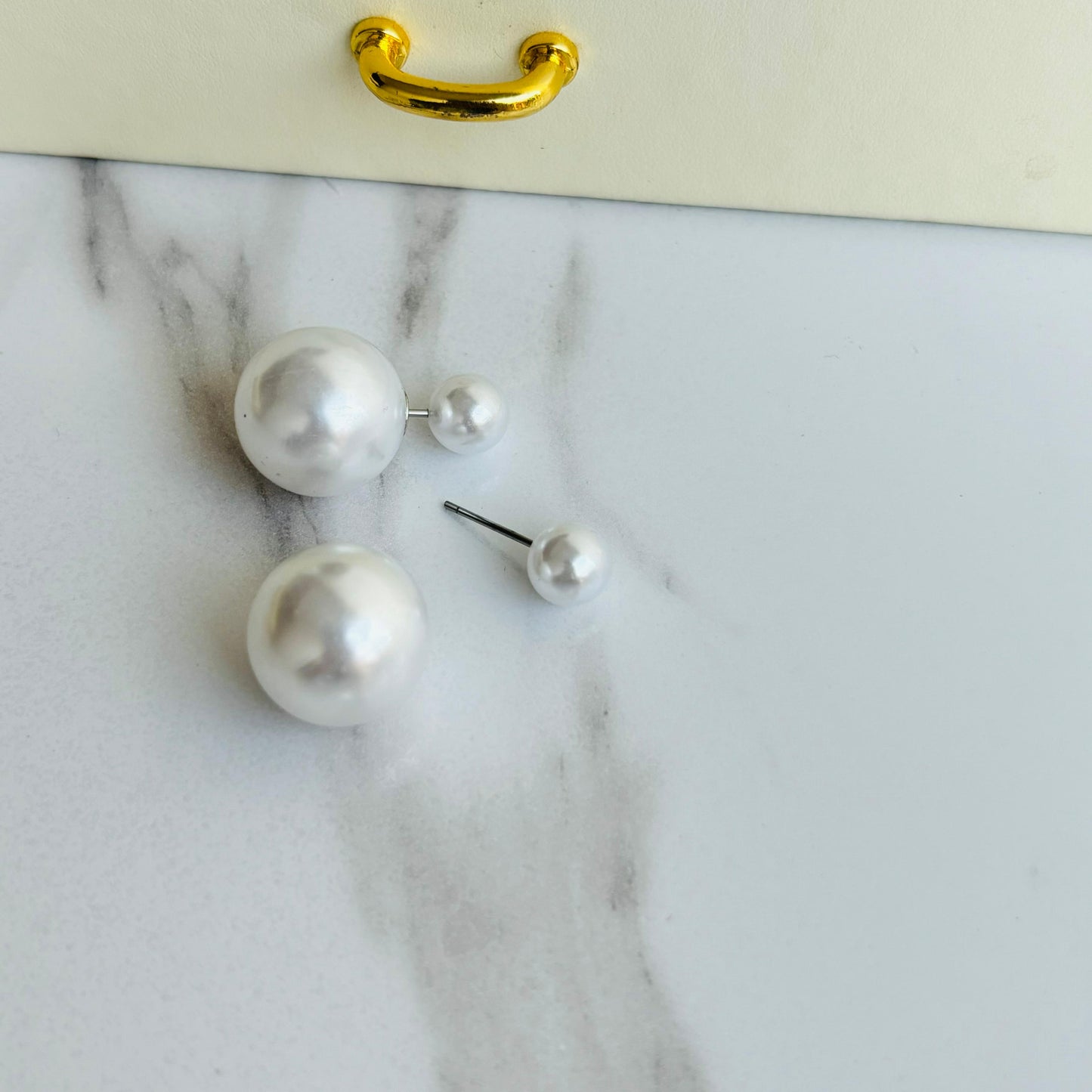 Pearl 2 in 1 Earrings