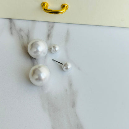 Pearl 2 in 1 Earrings