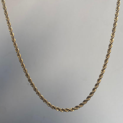 Twisted 18K Gold Plated Chain