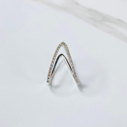 V Vanki Ring silver