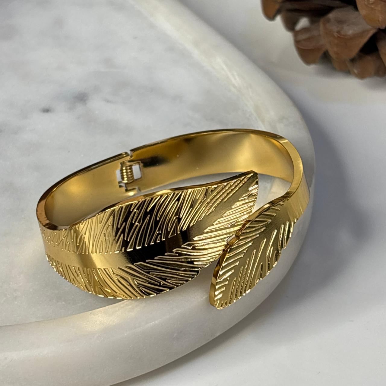 Gold Leaf Bracelet