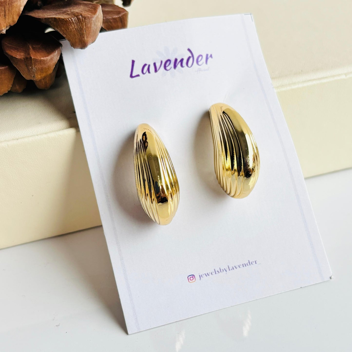 Layered Tear Drop Earrings