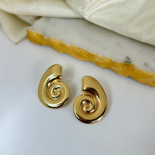 Nautilus Shell Earrings