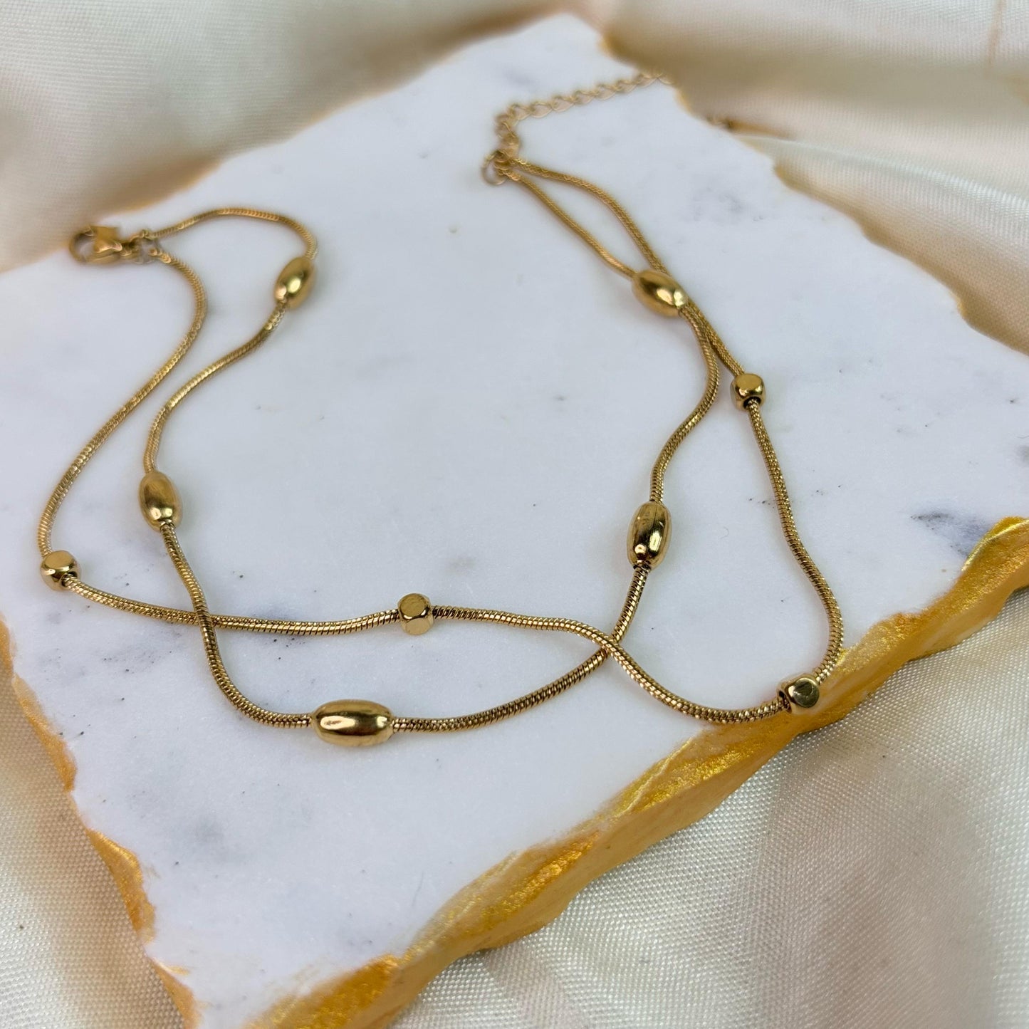 Luna Layered Anklet