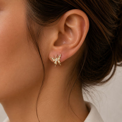 Butterfly Luxe Stud Earrings