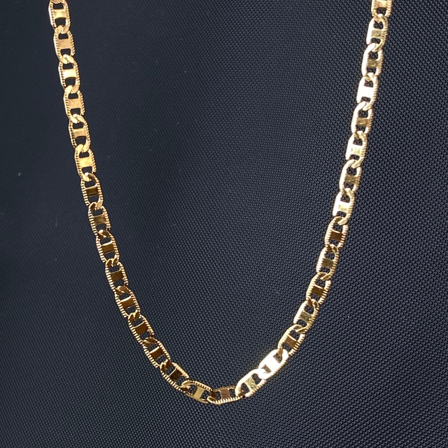 Brisk 18K Gold-Plated Men's Chain 4mm