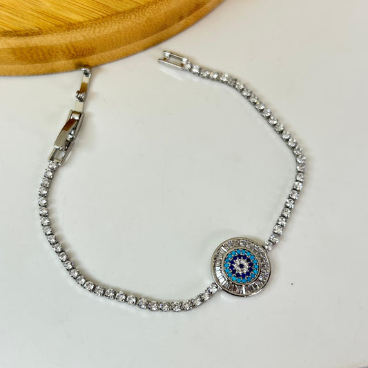 Evil Eye Luxe Tennis Bracelet