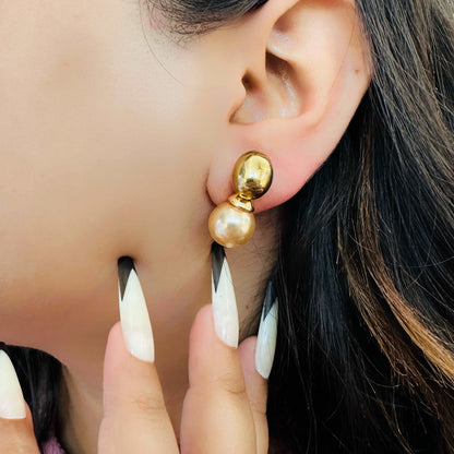 3 in 1 Statement 18K Earrings