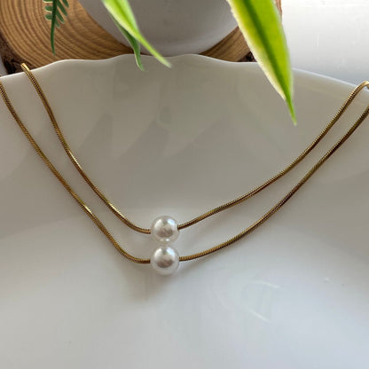 Pearl Layered Necklace