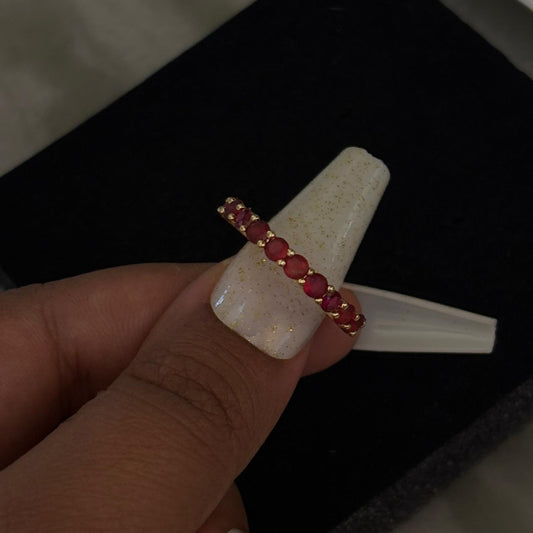 Ruby Rave Band Ring