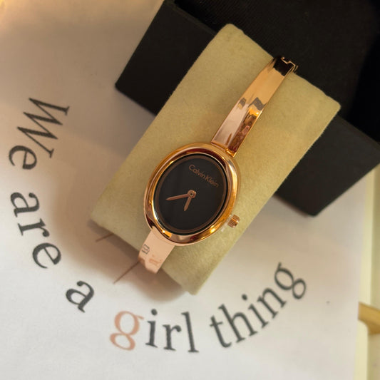 Ck Sleek Minimal Chain Bracelet Watch