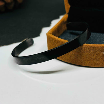 Plain Men's Black Bracelet