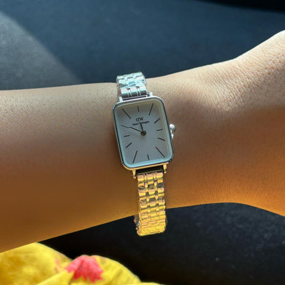 DW Square Dial Silver White Watch