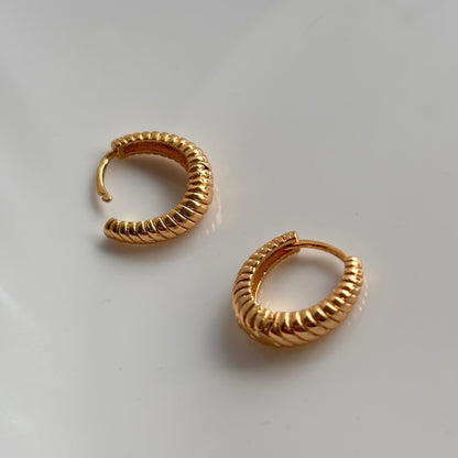 Small Croissant Hoops