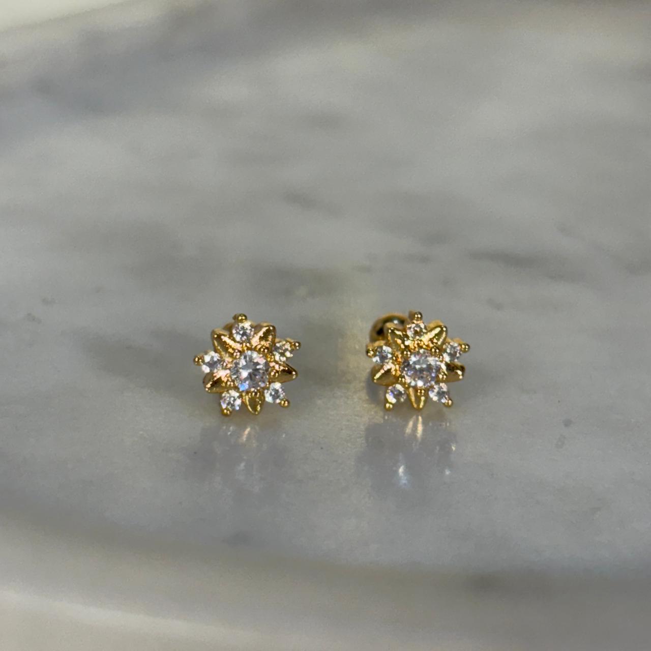 Celeste Flatback Earrings