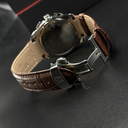 Tissot Black Brown Chronograph Watch