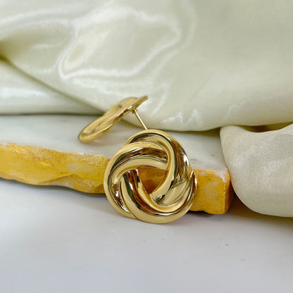 Gold Knot Earrings