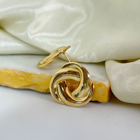 Gold Knot Earrings
