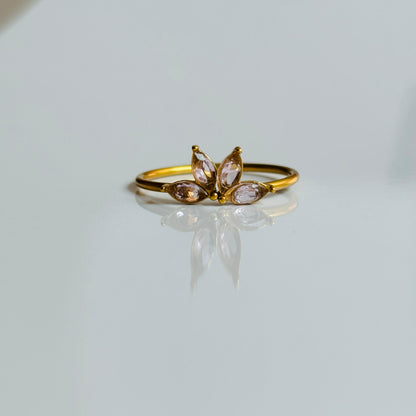 Pink Lily Ring •