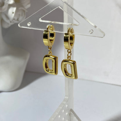 Initial Alphabet Earrings