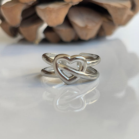 Heart’s Desire Silver Ring
