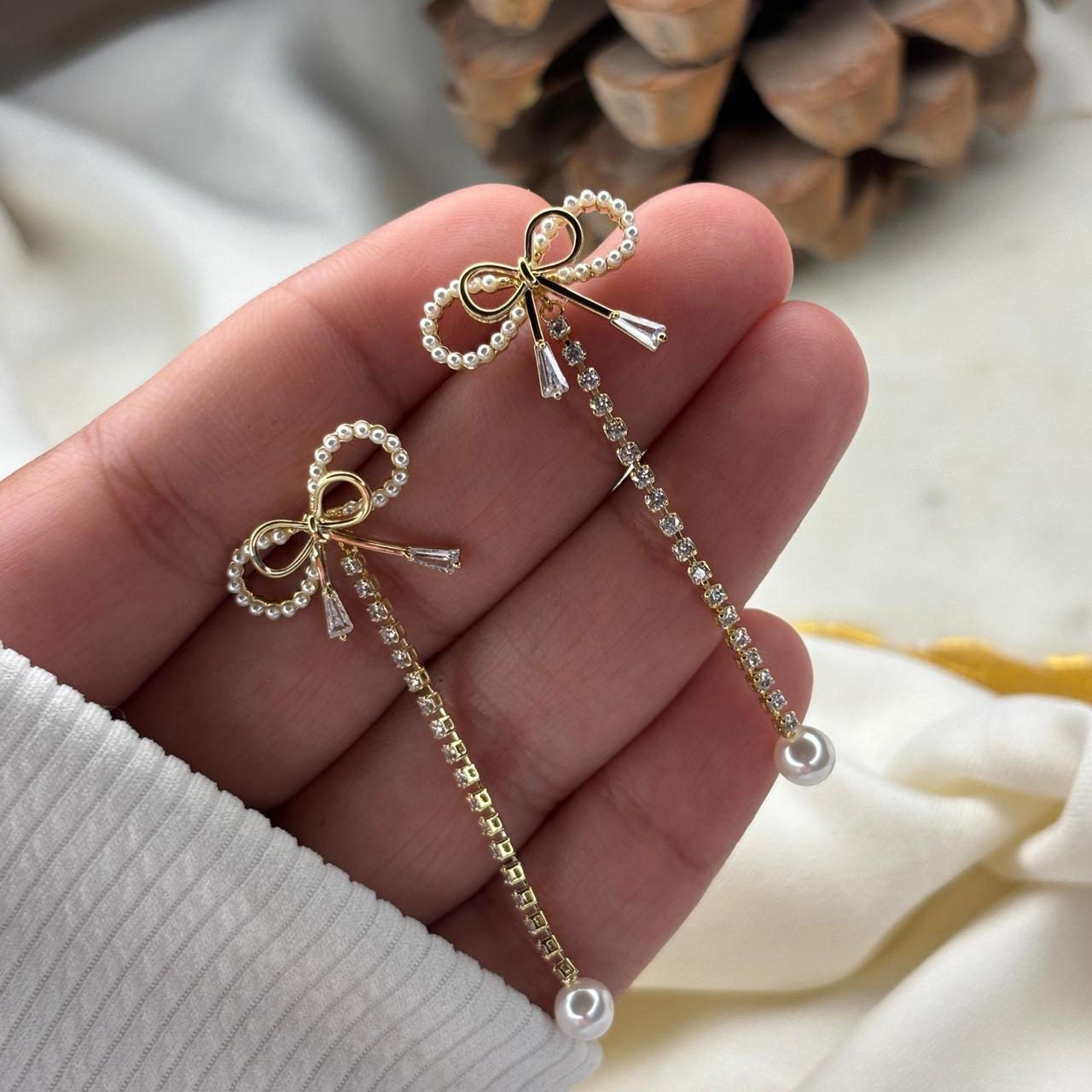 Bowtie Luxe Minimal Earrings