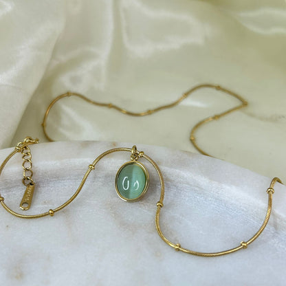 Mint Opal Necklace