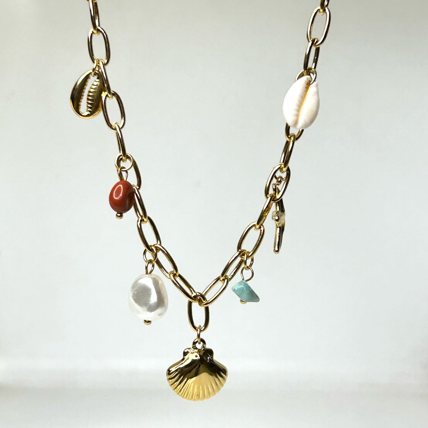 Selena Beach Charm Necklace