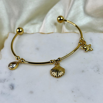 Sea Shell Charm Bracelet