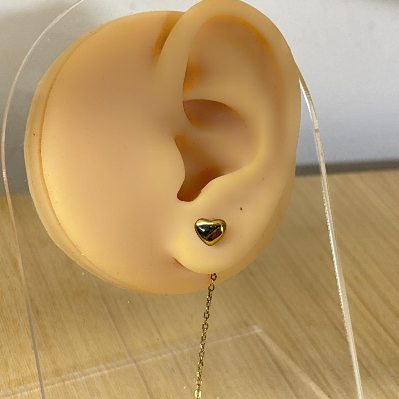 Heart Threader Earrings