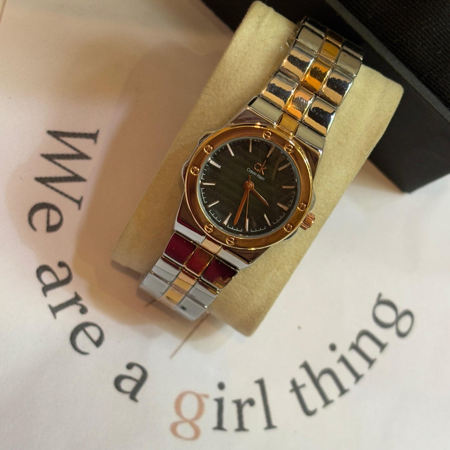 Ck Dual Tone Vintage Watch