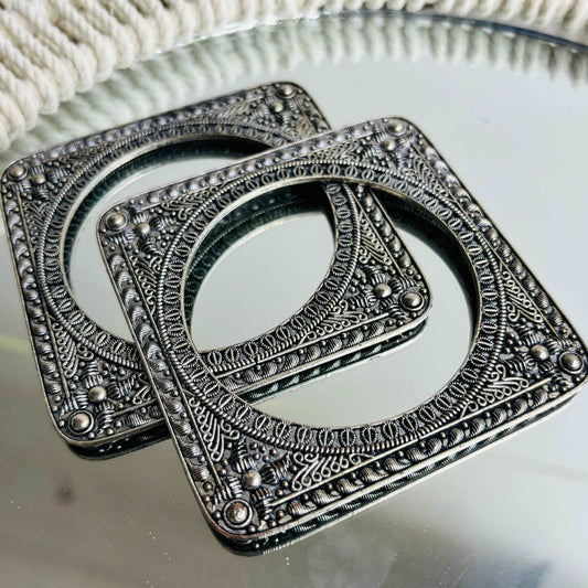 Square Statement Bangle