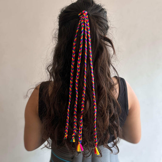 Multi color Tassle Hairtie