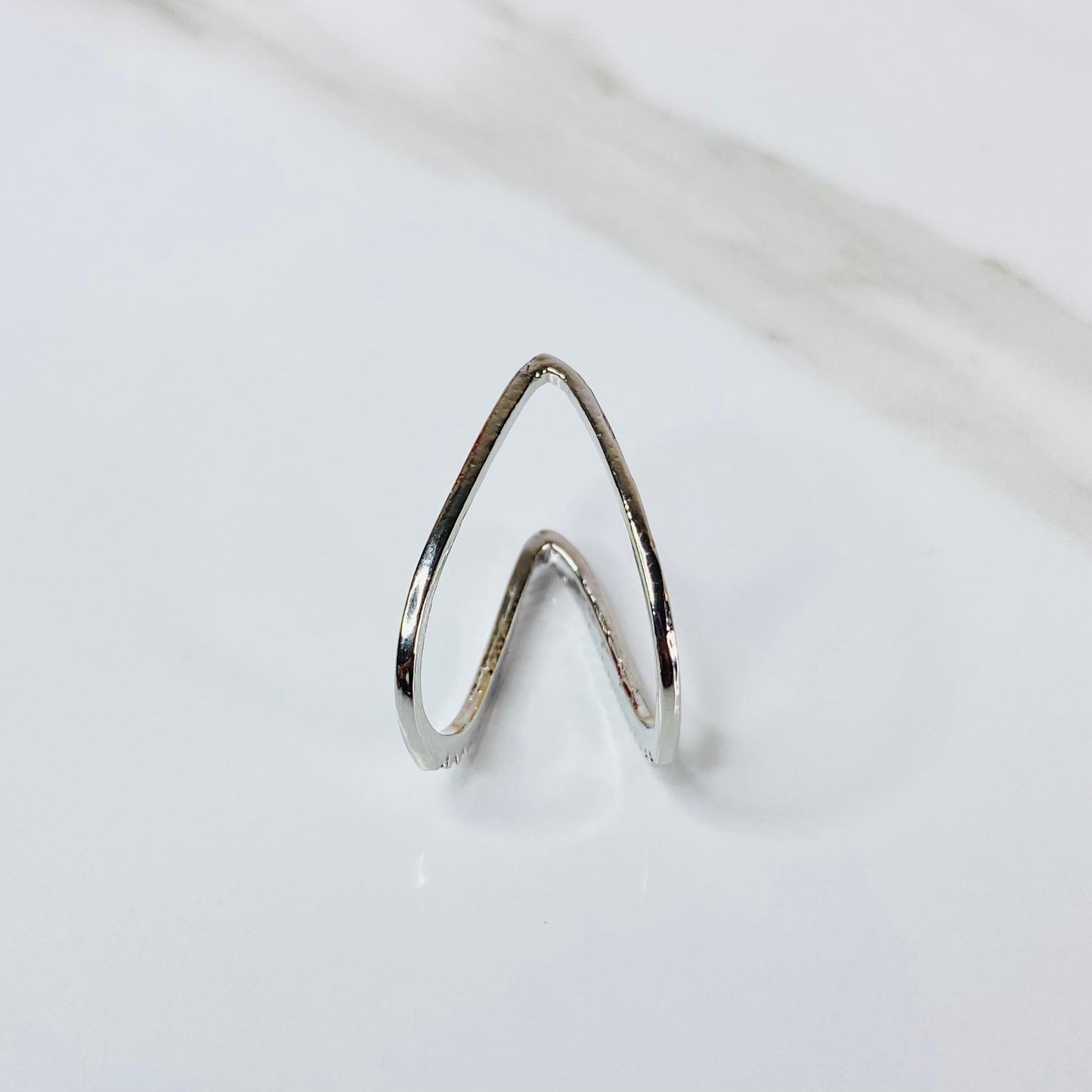 V Vanki Ring silver