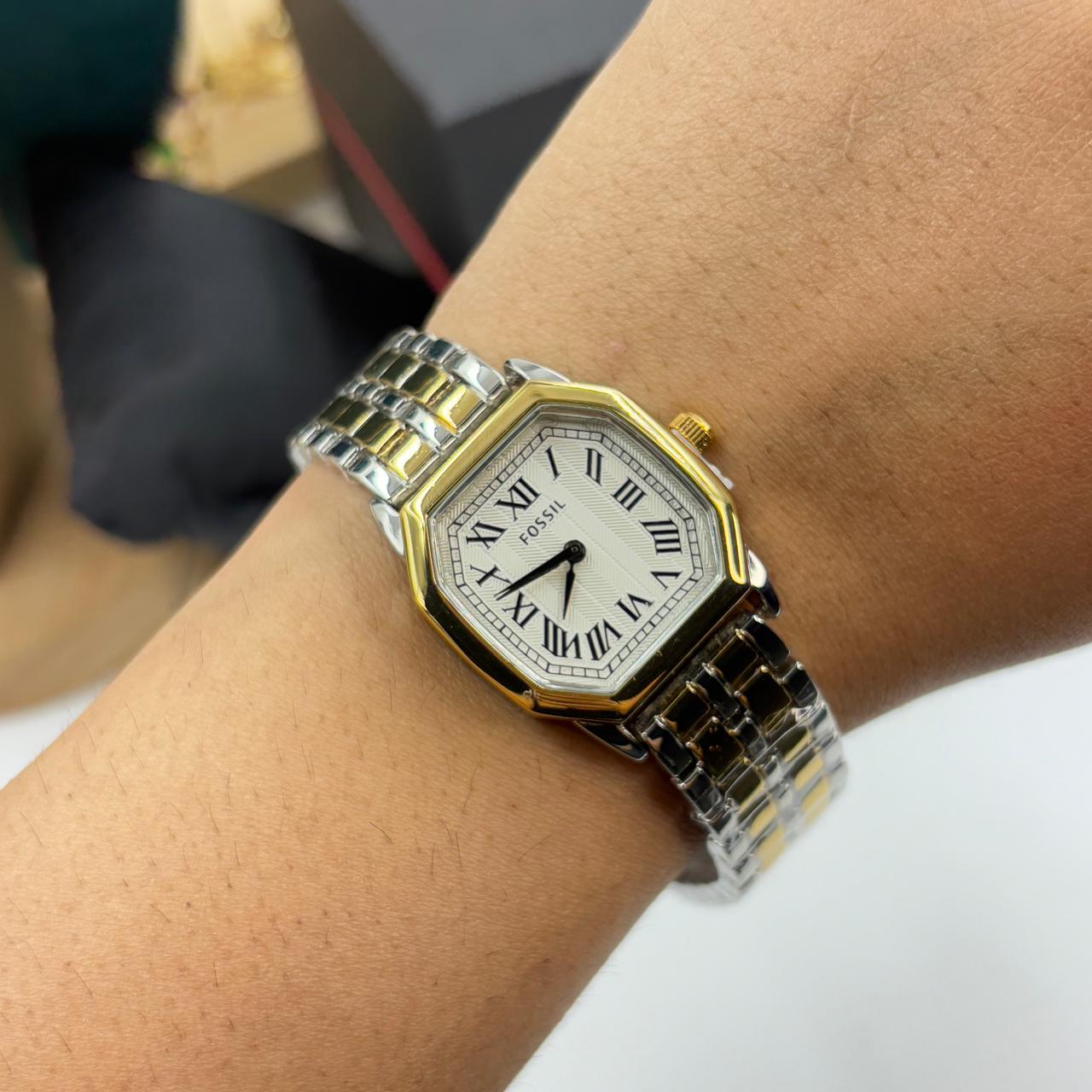 Vintage Fossil Watch (Dual Tone)