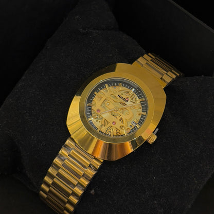 Rado Skeleton Gold Watch