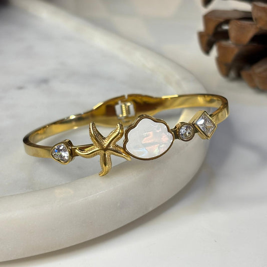 Pearl Starfish Bracelet