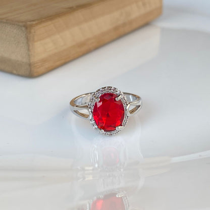 Ruby Oval Ring