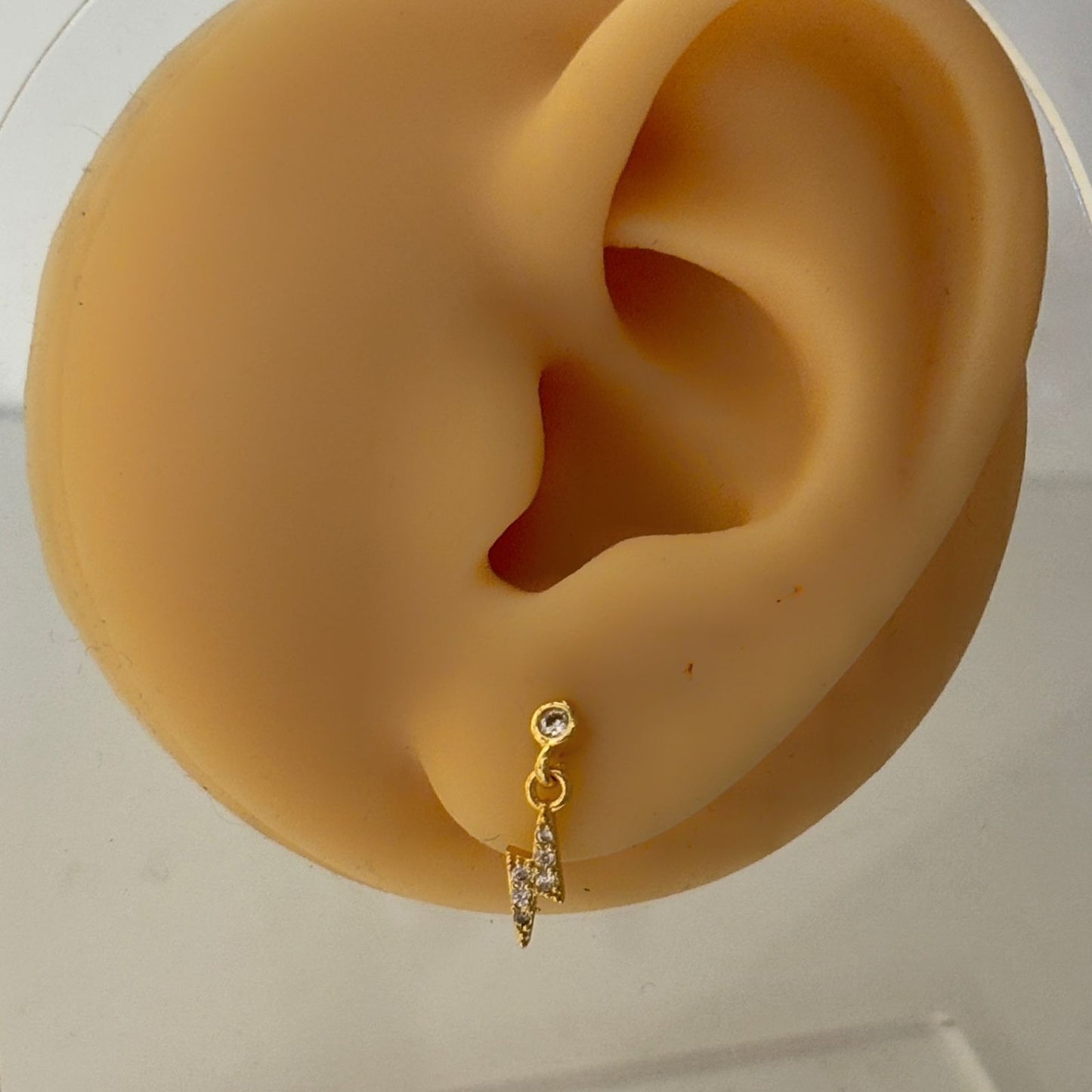Flash Charm Flatback Earrings