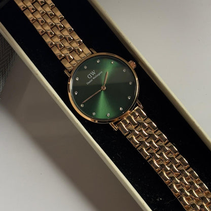 DW Embellished Round Watch