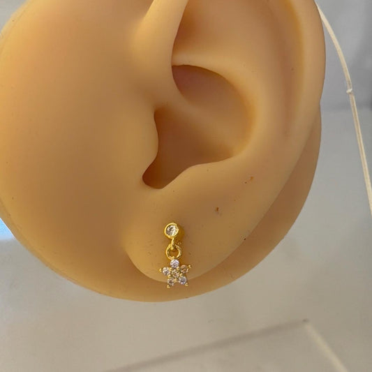 Flory Charm Flatback Earrings